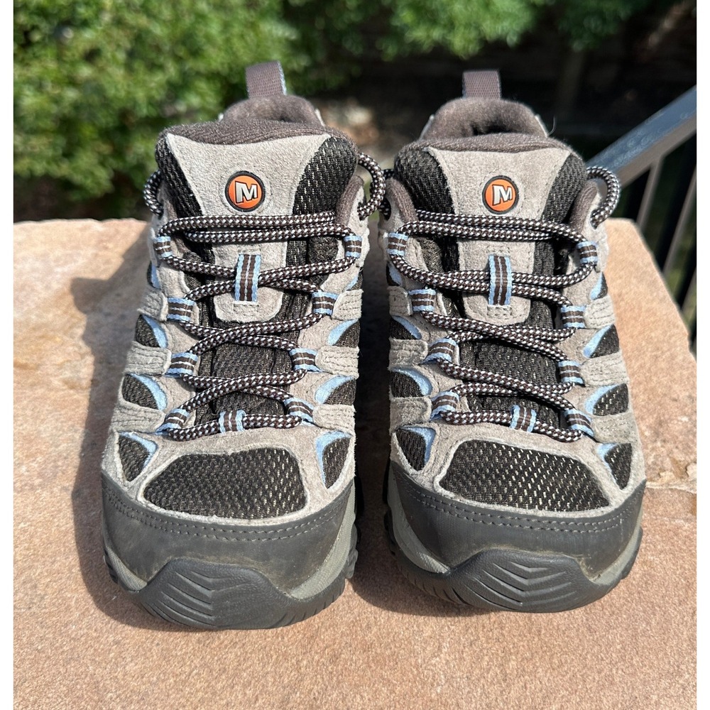 Merrell Moab 2 GTX Womens 5.5 Brown Hiking Shoes Waterproof Vibram Trail Sneaker